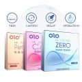 GJG OLO Hyaluronic acid Zero Sense Fit Condom Natural Latex Male Condom. 