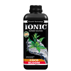 Growth Technology IONIC Coco Bloom 1L (Liquid Compound Fertiliser for Coco/coir with Trace Elements Calcium Fulvic & Humic Acids Bloom Stage Nutrient)