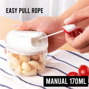 Premium Electric Garlic Masher Automatic Garlic Crusher Chopper Portable USB Charging Blend Garlic Chilli Baby Food