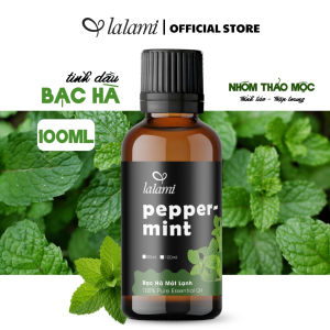 [Giá Sỉ] Tinh dầu Bạc Hà thiên nhiên nguyên chất LALAMI - Peppermint essential oil - mẫu thử 50ml/100ml