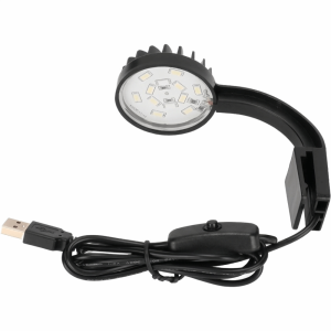OUTOPEN High Brightness Aquarium Clip Lamp Mini Clip Light USB Charging Fish Clip Light Practical Energy Efficient LED Fish Tank Light Aquarium Decoration