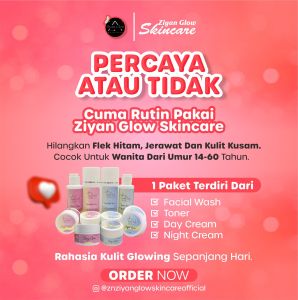 3 PAKET RESELLER ZIYAN GLOW SKINCARE