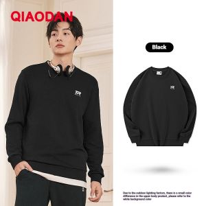 Qiaodan Ultimate Smooth Training Mens Sweatshirt Sports Plush Warm Comfortable XWD33241307B