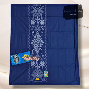 Kain Sarung Wadimor | Sarung Pria Wadimor Motif Bali Hitam Kembang Seragam