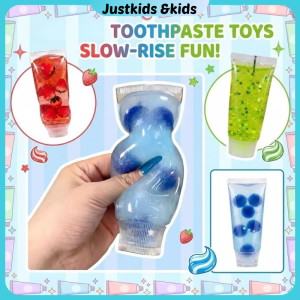 Fruit Filled Maltose Toothpaste Stress Relief Toy Soft Slow Rising Deformable Squeeze Squishy Fidget Sensory Toy