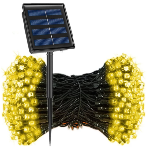 Solar Christmas Lights Solar Lights Garland Festoon Led Light Waterproof Fairy Lights Wedding Decoration for Home Garden