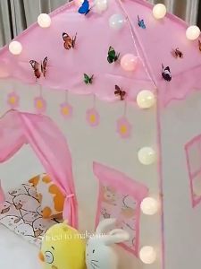 Kids Dream Play Tent Oxford Playhouse Children Tent Fairy Castle Large Tent Foldable Kids Play House