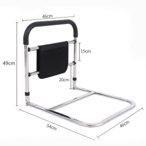 Bed Assist Rail Lansia Baja Tahan Karat Pegangan Tempat Tidur Alat Bantu Lansia