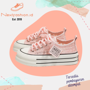 Sepatu sneakers wanita bahan kanvas terbaru fashion shoes Nextfashion SP 299