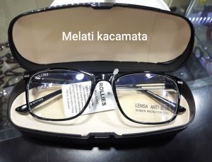 KACAMATA NORMAL ANTI RADIASI PRIA WANITA FREE BOX & KAIN LAP BT412AB