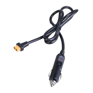 XT60 Female to Car Charger Male Plug Adapter Cable 12V/24V Compatible For Solar Panel and Outdoor Power Supply