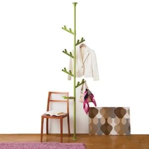 Sacesr Modern Minimalist Style Coat Rack Bedroom Standing Coat Frame Tree Shape Clothes Hanger Top Fixed Mount Living Room Furniture Z4K2H