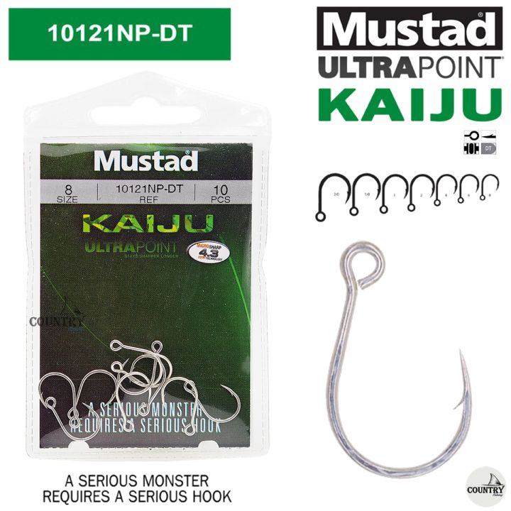 Mustad 9174-DT Duratin Saltwater Fishing Hooks - 100 Pack (Choose Your Size) 7 thumbnail image