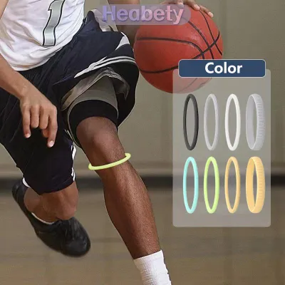 Heabety Silicone Patella Strap Knee Brace Pain Knee Joint Band Thin Knee Stabilizer Strap Basketball Running Soccer Knee Band