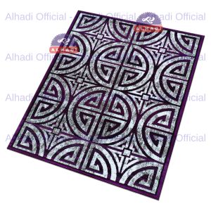 Alhadi Permadani 230 x 310cm Tebal 8mm Karpet Lantai Shabel Mobel Afbel Abstrak Modern Klasik