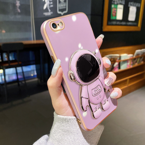 Casing Ponsel untuk iPhone X Xr Xs Max 6 Plus 6s Plus 7 Plus 8 Plus Case ponsel HP pelapisan pola softcase ruang angkasa casing penutup pelindung penuh silikon kesing Phone Stands