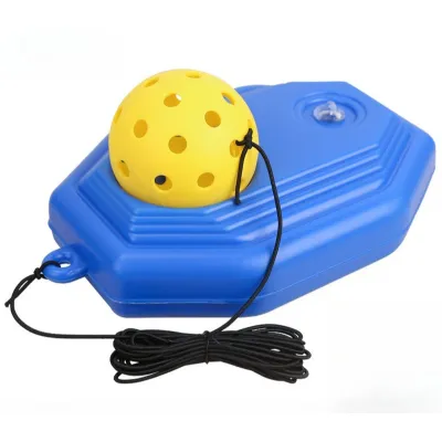 Pickleball Training Aids Pickleball Rebounder with Fluorescent Pickleball Trainer Ball with String