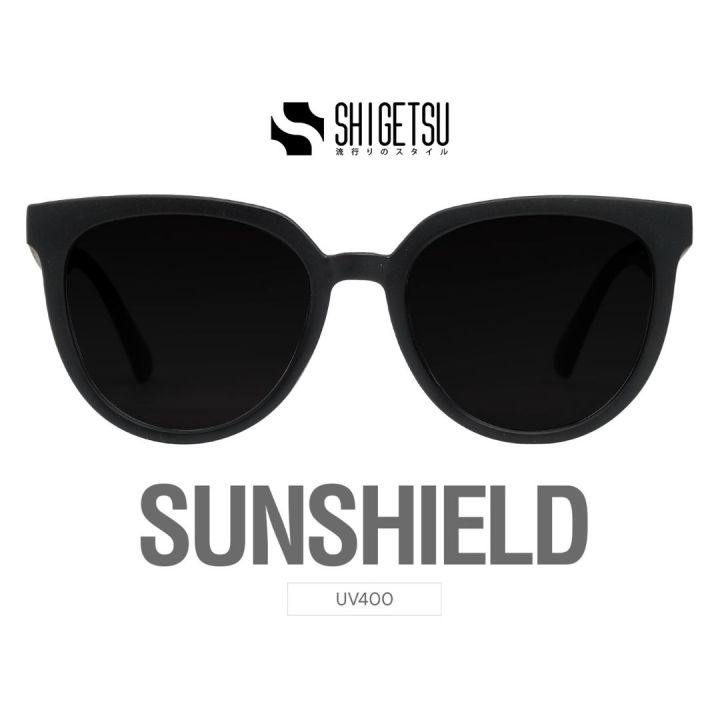 Shigetsu Eyewear TOYOOKA Sun Shield Collection in Round Acetate Frame