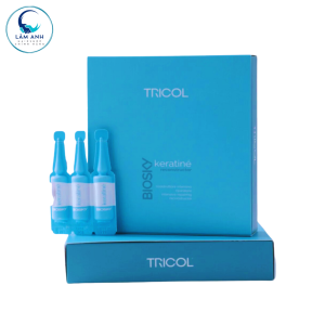 Huyết Thanh Tricol Biosky Keratine Reconstructor Phục Hồi Chuyên Sâu Tái Cấu Trúc Tóc Hư Tổn 15x5ml