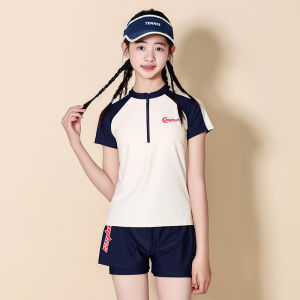 Bộ Đồ Bơi Trẻ Em YLIKE Cộc Tay Có Đệm Ngực Bộ Bơi Bé Gái Đồ Bơi Cho Bé Gái Quần Áo Bơi Cho Bé