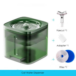 Cat Water Fountain Automatic Pet Water Dispenser Auto Filter Transparent Cat Drink Bowl Cats Drinking Dispenser