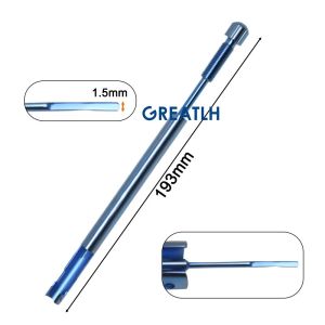 GREATLH Autoclavable IOL Injector for Monarch III Style IOL Delivery System Titanium Alloy Ophthalmic Instrument Eyelid Tools
