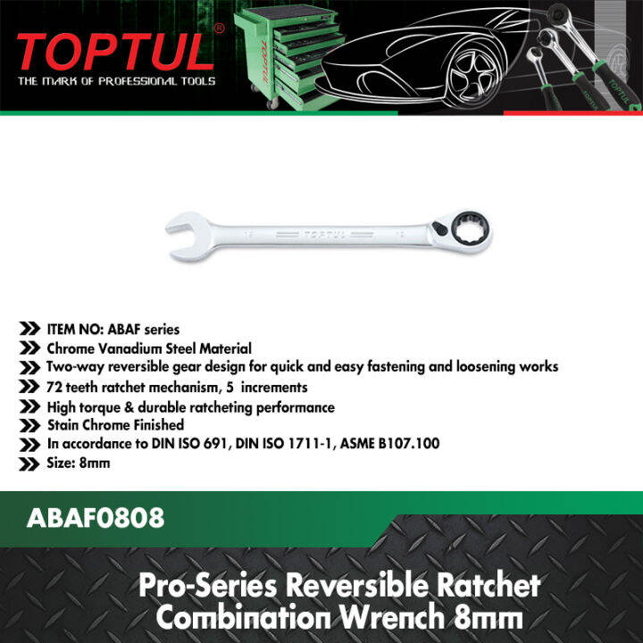 Pro-Series Reversible Ratchet Combination Wrench - METRIC | Lazada PH