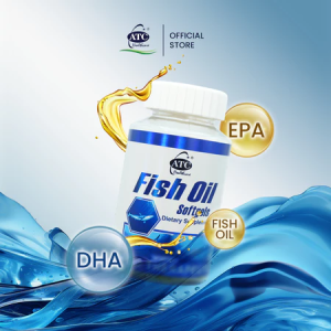 ATC Fish Oil 100s Omega 3 Health Supplements High Purity Soft Capsules Heart Brain and Eye Health
