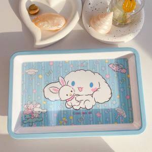 💙 เตรียมพร้อมปาร์ตี้ ถาด ลายการ์ตูน งานเมลามีน ขนาด 28.9×18.9×2 cm