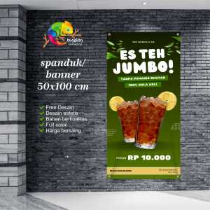 Cetak Spanduk Banner Es Teh Jumbo