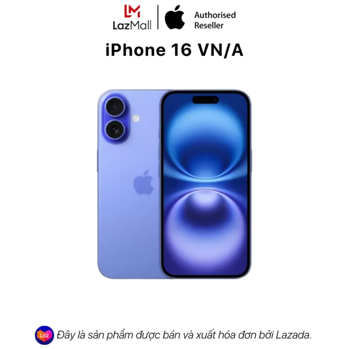 Điện thoại Apple iPhone 16 - Hàng Chính Hãng VN/A
