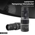 READY TaffSPORT Prime Teropong jarak jauh luar ruangan Monokular Focus Zoom Lens 66M/8000M - 16x52. 