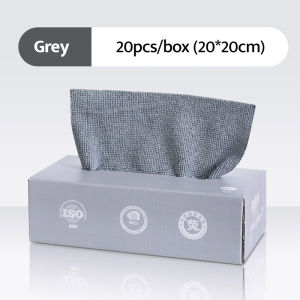 20PCS Removable Kitchen Towel Super Absorbent Cleaning Cloth Disposable Dish cloth Wash Cloth Bathroom Dish Towel Household Kain Lap 厨房抹布毛巾