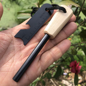 Moda Drilled Flint Fire Starter Camping Tool for Your Hiking and Backpacking Gear