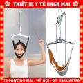Đai Kéo Giãn Cột Sống Cổ Tại Nhà - Điều Trị Thoát Vị, Thoái Hóa, Đau Mỏi Cổ [Móc Treo]. 