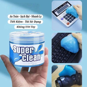 Gel Dẻo Làm Sạch Nội Thất Ô Tô Gel Super Clean Vệ Sinh Bàn Phím Lấy Bụi Làm Sạch Xe Hơi Đa Năng