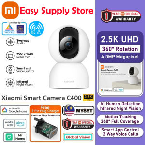 MYSET Xiaomi Smart Security Camera C400 4MP 2.5K 360° 160° Rotation Wi-Fi 2.4G 5G AI Human Detection Smart APP Control
