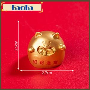 gaoba Mini New Years Wealth Tree Lucky Bag Statue Micro Landscape Home Desktop Car Dashboard Decoration