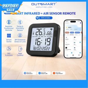 Outsmart Wifi Smart Infrared IR with Temperature and Humidity Sensor 3-In-1 Infrared All In One