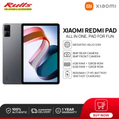 Xiaomi Redmi Pad Tablet, 4GB+128GB / 6GB+128GB