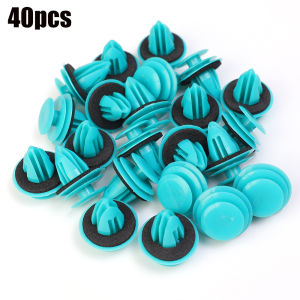 40pcs màu xanh lá cây nylon kẹp giữ cho TOYOTA giảm chấn khi va chạm cho cửa khóa phụ kiện nội thất xe ô tô phương tiện ô tô kẹp thắt chặt đinh tán