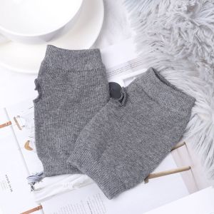 YESMILE Fashion Winter Autumn Warm Wool Half Mitten Exposed Finger Knitted Wool Glove Wrist Gloves
