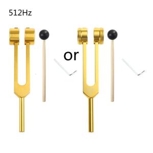 512 Hz Aluminium Medical Tuning Fork Instruments Tuning Vibration Therapy Set Sound Therapy Tool Lightweight Ear Clean