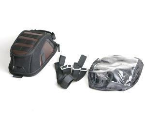 Meganetic Bag Motorcycle Tank Bag Storage Rider Shoulder Bag Cross Bag Driver Storage Bag Tank Cover Bag Fuel Tank Bag Brown/Black