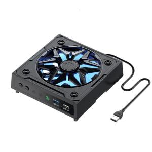 ระบบจัดการระบายความร้อนที่มีประสิทธิภาพพร้อมไฟส่องสว่างวิธีการระบายความร้อน ABS สำหรับอุปกรณ์เกมอุปกรณ์เสริมการระบายความร้อนที่มีประสิทธิภาพ