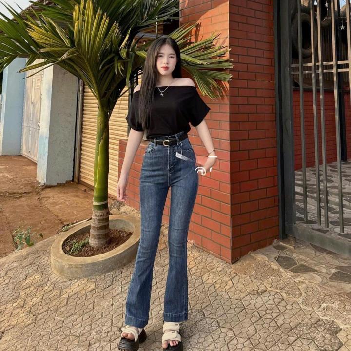 Qu%E1%BA%A7n%20b%C3%B2%20jean%20n%E1%BB%AF%20d%C3%A1ng%20d%C3%A0i%20%E1%BB%91ng%20loe%20bass%201%20n%C3%BAt%20lai%20to%203%20ph%C3%A2n%20co%20gi%C3%A3n%20nh%E1%BA%B9%20t%C3%B4n%20d%C3%A1ng%20Women%20Pants%20Ong%20Voi%20-%20Image%205