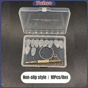 Talao 10/20Pcs Soft Silicone Glasses Nose Pad / Eyeglasses Repair Accessories Kit / Replacement Nosepads Set