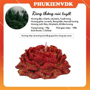 Nến Hoa Mẫu Đơn Mạ Vàng Cao Cấp Sáp Nhiệt Độ Thấp Có Thể Cầm Không Gây Tổn Thương Da