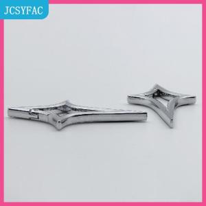 JCSYFAC  Y2K Ngôi Sao hình học biểu tượng thiết yếu Carabiner Keychain Xe móc chìa khóa vòng Gothic trang trí ba lô