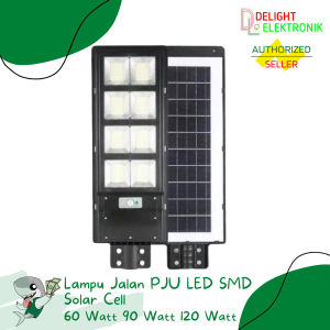 Lampu Jalan PJU LED SMD Solar Cell 60 90 120W Watt